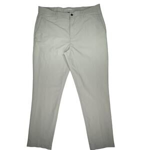 Banana Republic Chino Pants Mens Size 40x32 Beige Slim Fit Stretch Career NWT